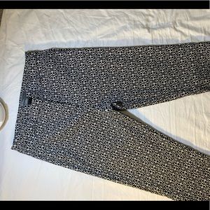 Black and White Skinny Trousers